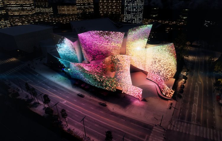 El Walt Disney Concert Hall será lienzo de proyecciones digitales del artista Refik Anadol y Google Arts & Culture